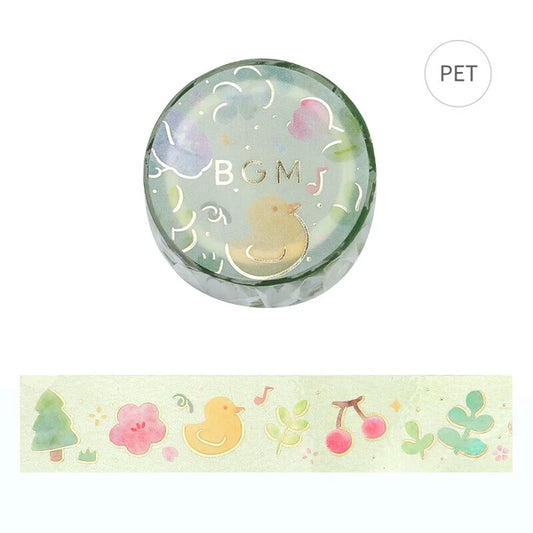 Gold Foil Clear PET Tape  - Melody