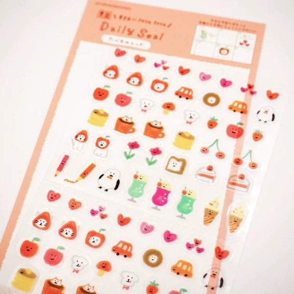 Watashi-biyori Red Planner Sticker Sheet