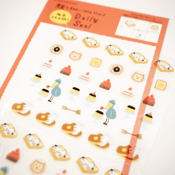 Watashi-biyori Animal Cafe Planner Sticker Sheet