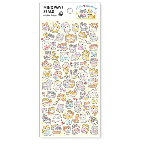 Cute Cats Sticker Sheet