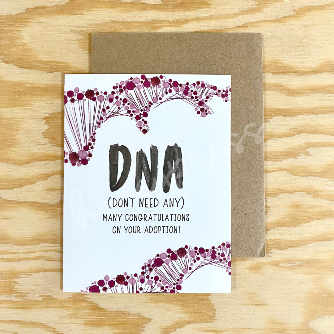 DNA - Congratulations Adoption Card