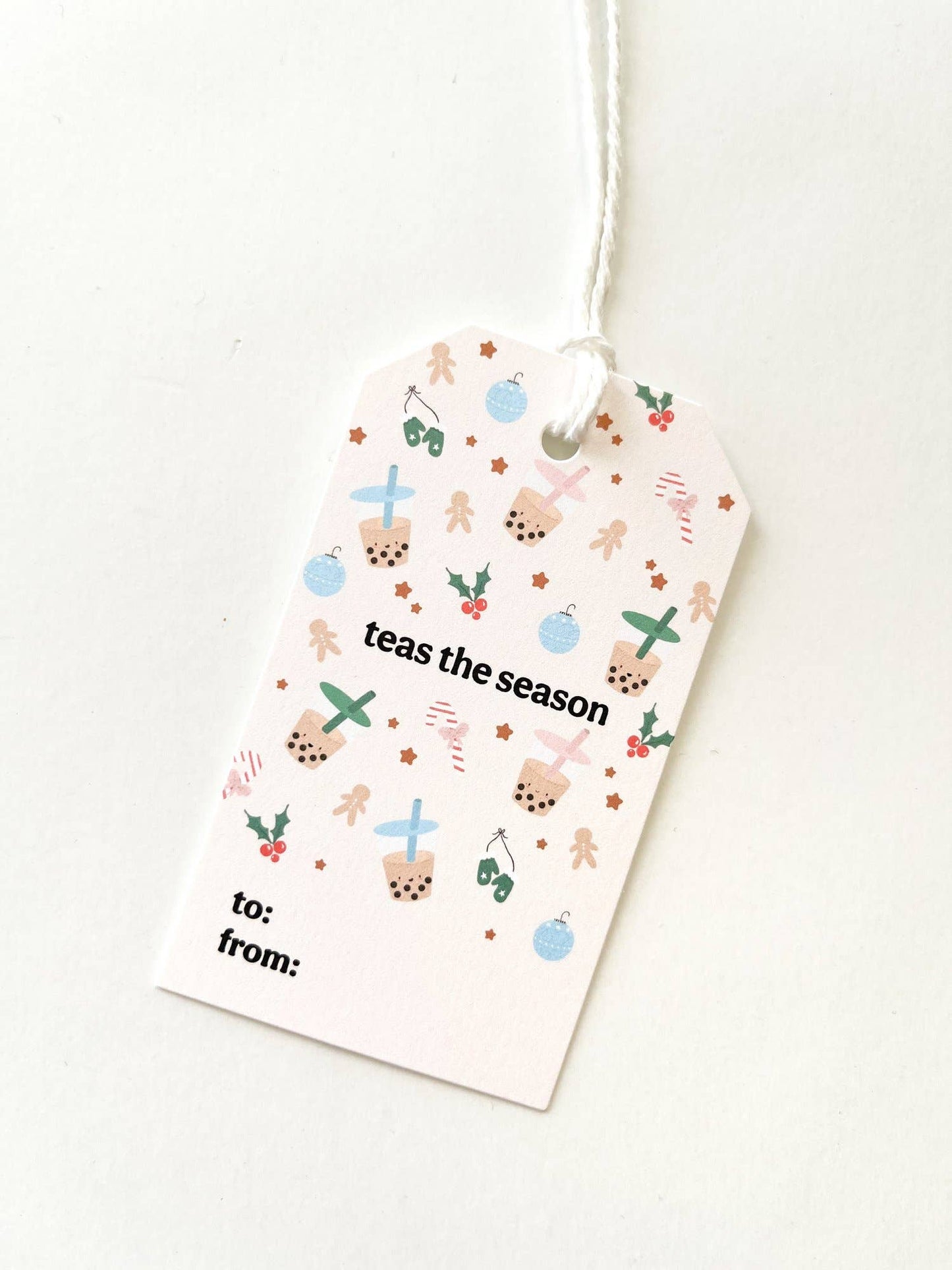 Teas the Season Holiday Gift Tags
