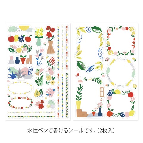 Yuru Log Sticker Sheets - Textile