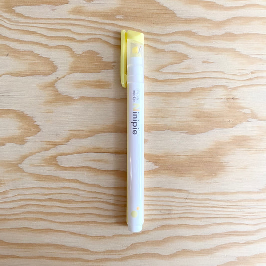 Ninipie Dual Tip Highlighter - Yellow/Yellow