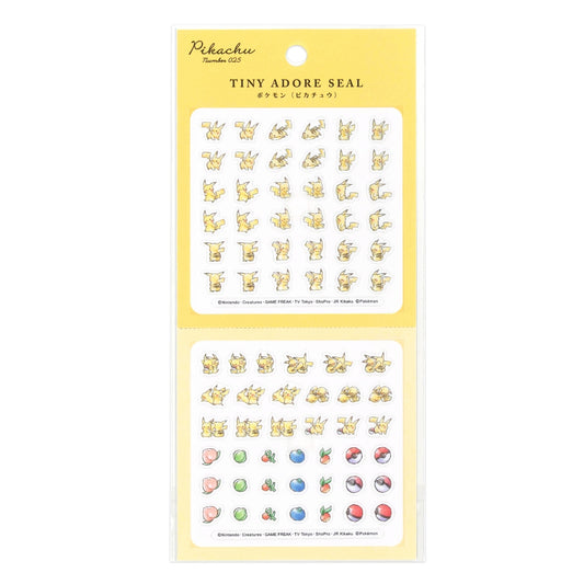 Tiny Adore Seal Stickers - Pikachu Playtime