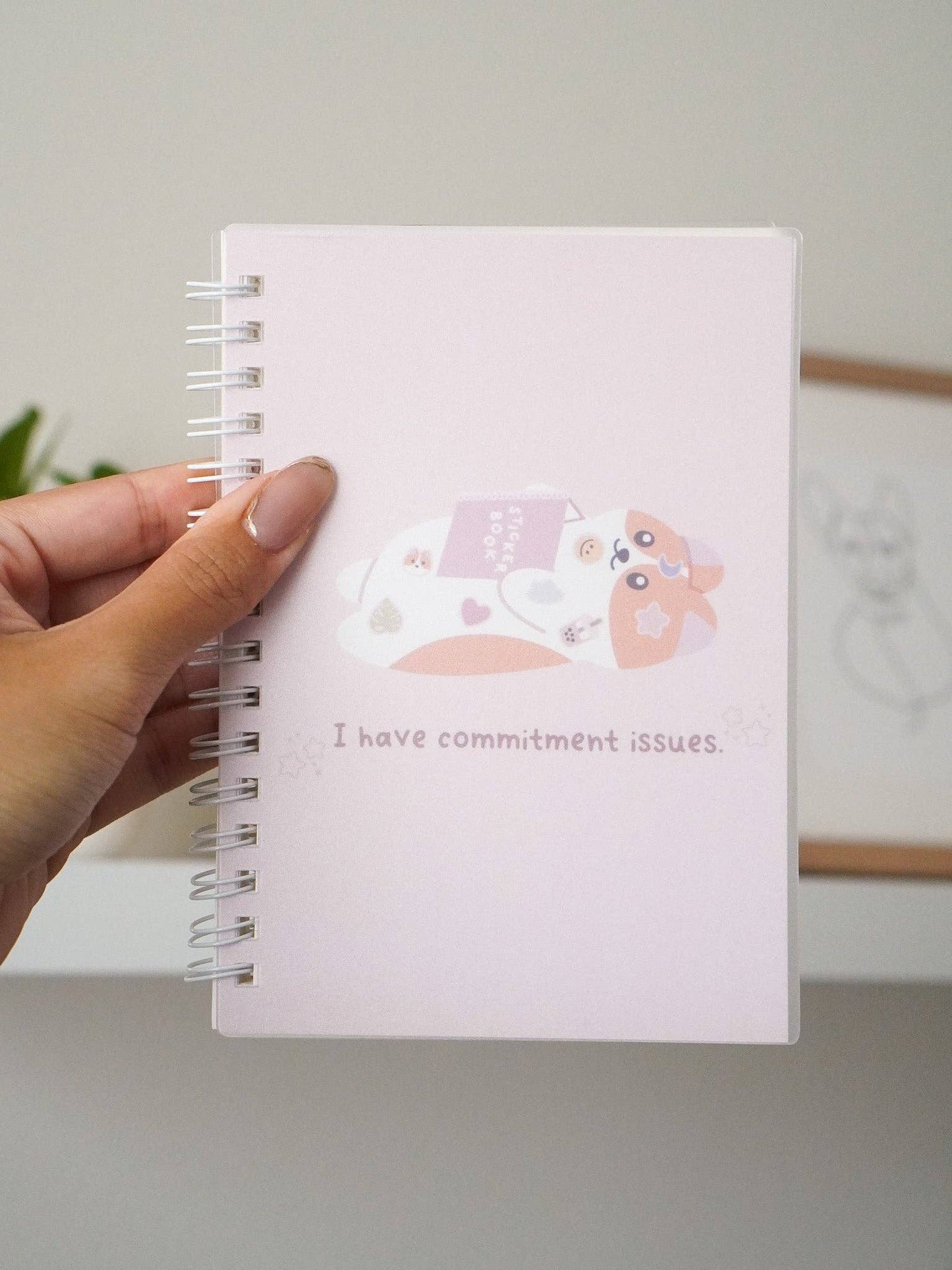 I Have Commitment Issues Mini Reusable Sticker Book