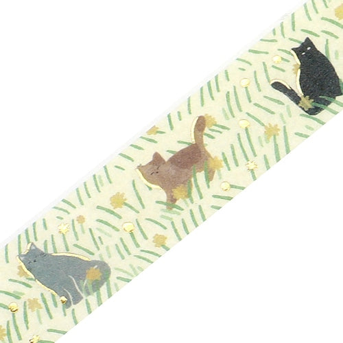 Kusahana Techo - Cat Washi Tape