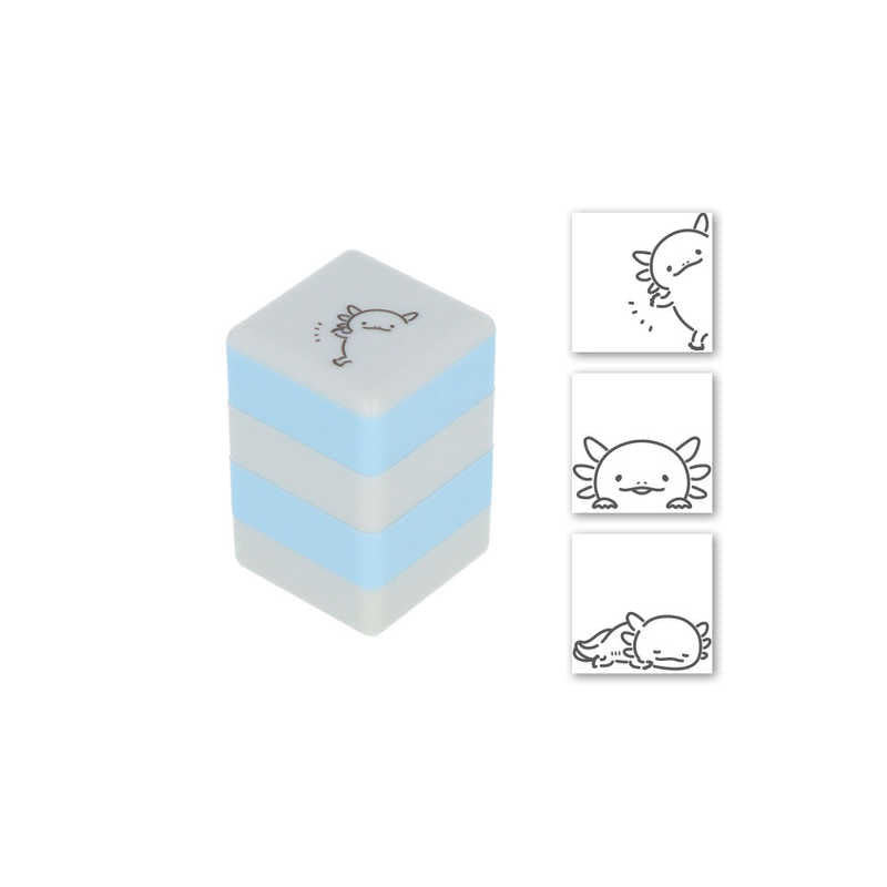 Axolotl Calendar Stamp Set