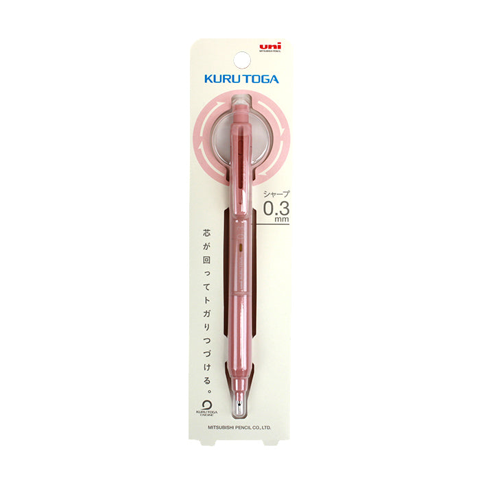 Kuru Toga KS Mechanical Pencil 0.3 - Coral Pink