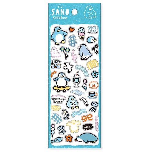 Sano - Penguin Sticker Sheet