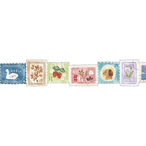 Die Cut Postage Stamp Washi Tape