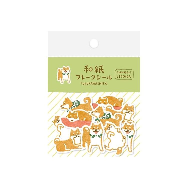 Shiba Inu Sticker Flakes