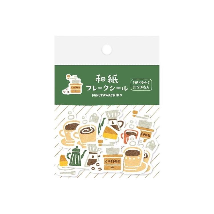 Coffee Shop Sticker Flakes