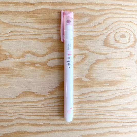 Ninipie Dual Tip Highlighter - Pink/Pink