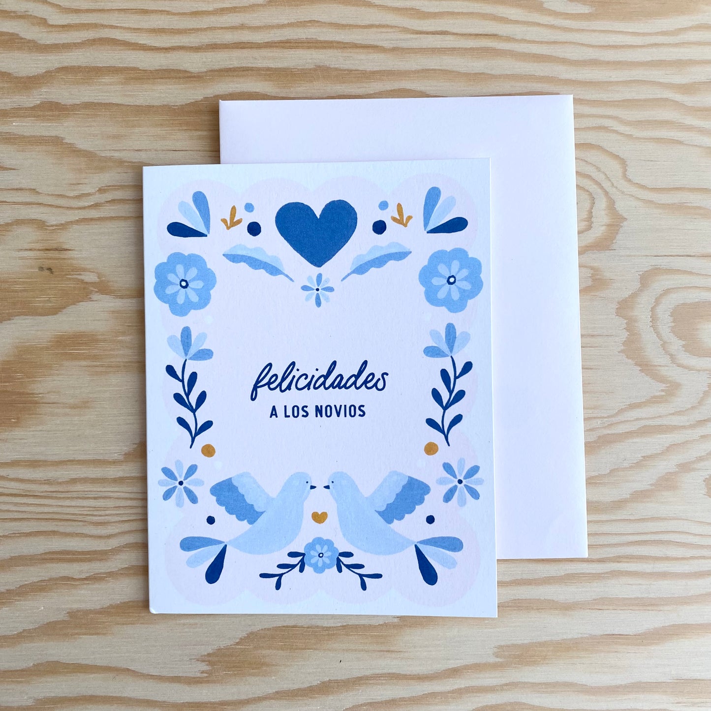 Otomi Felicidades - Spanish Wedding Greeting Card