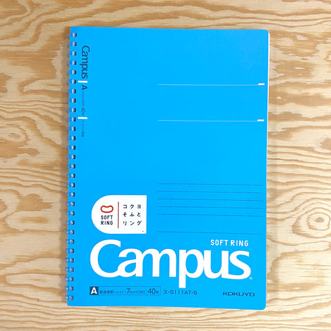 Campus Soft Ring B5 Notebook - Blue