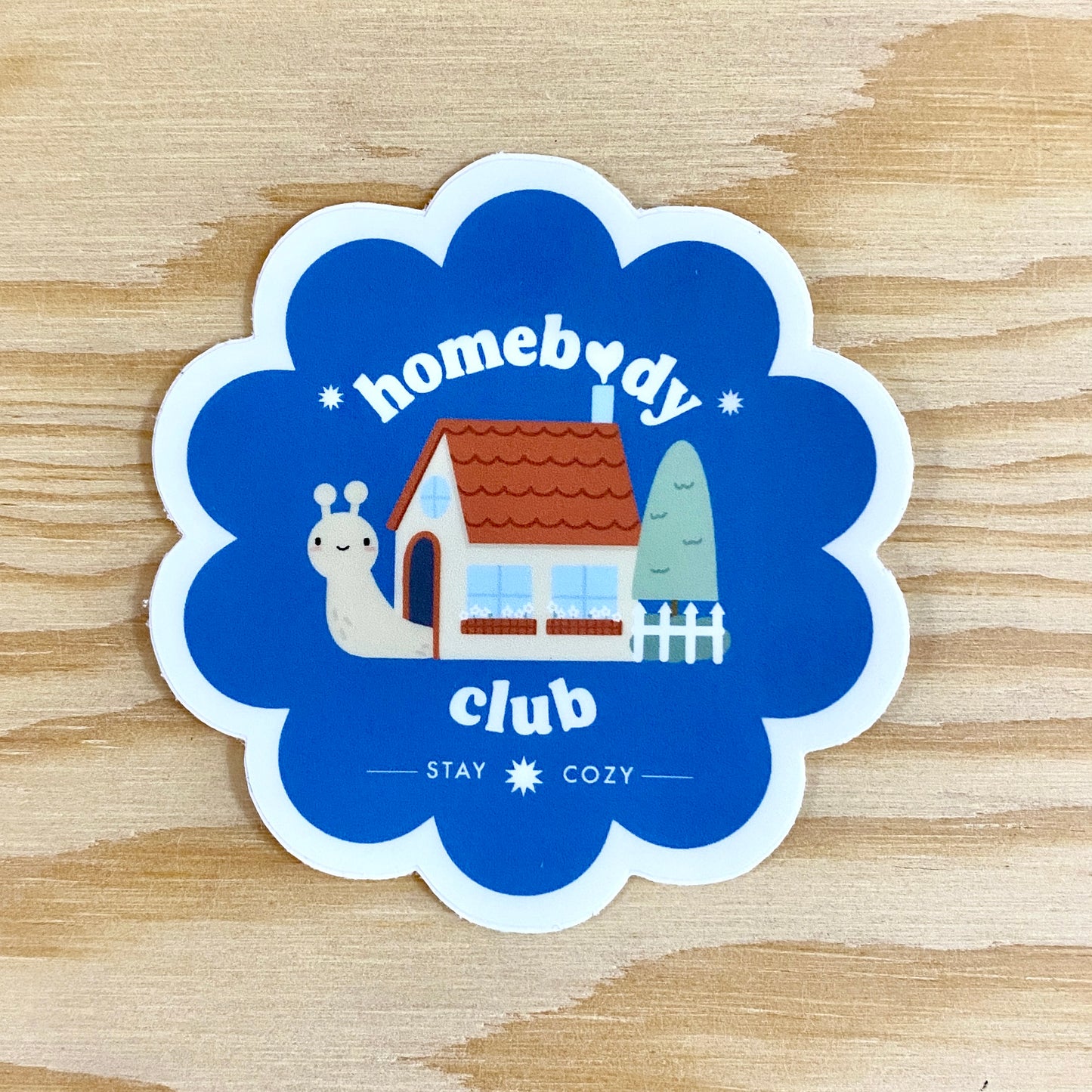 Homebody Club Sticker