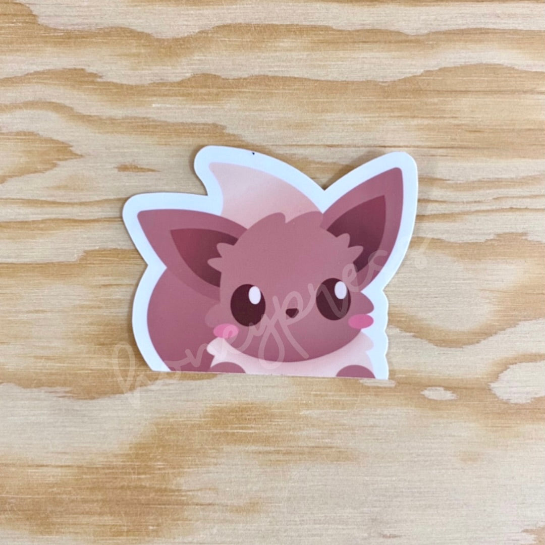 Eevee & Eeveelution Pokemon Vinyl Waterproof Sticker 