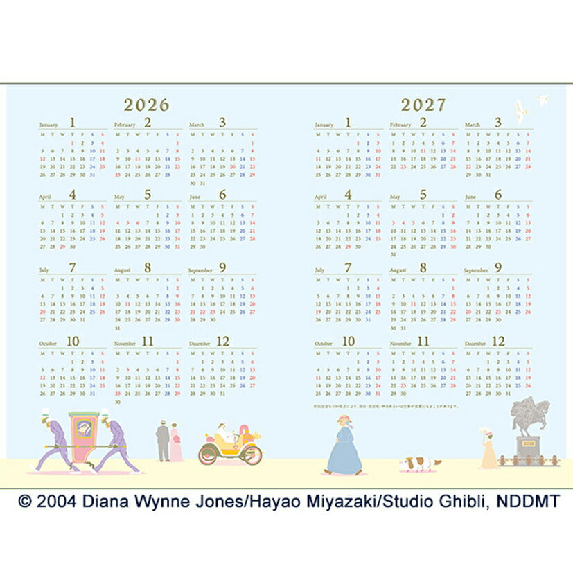 2026 Howl's Moving Castle B6 Schedule Book