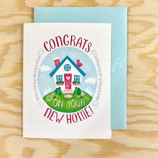 Congrats New Home - Housewarming Card