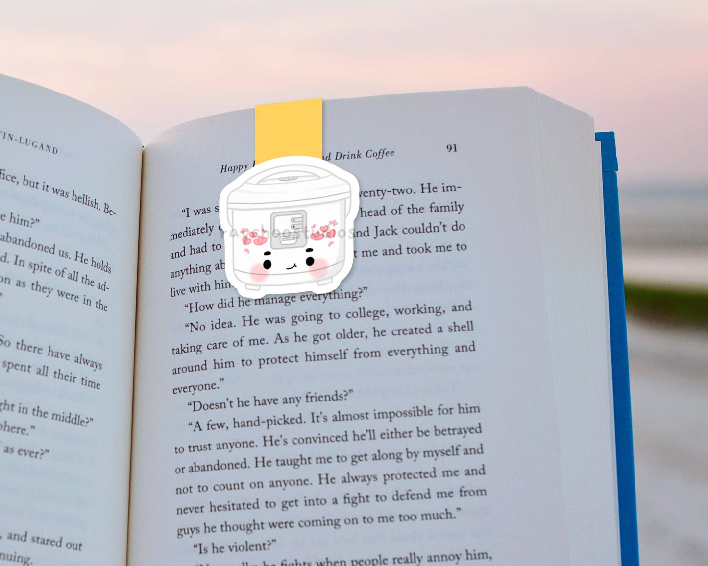 Sakura Rice Cooker Magnetic Bookmark