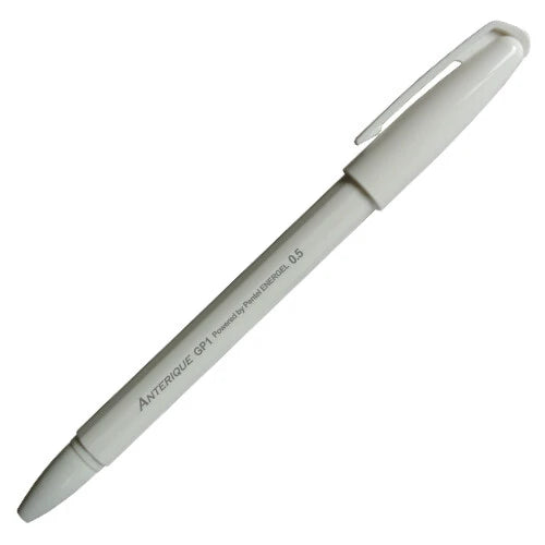 Anterique GP1 Snow White Cap Energel 0.5 Pen - Black