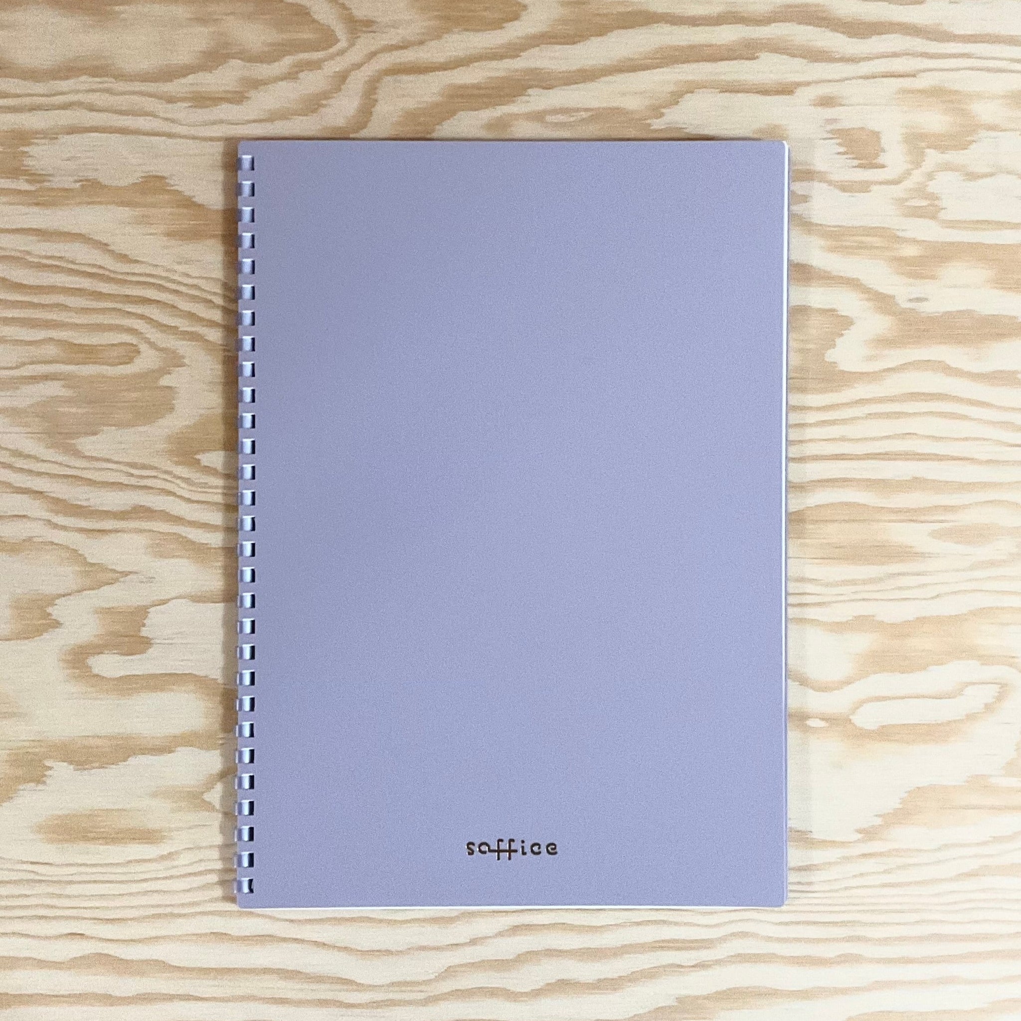 Soffice Soft Ring Lined Semi-B5 Notebook - Lilac