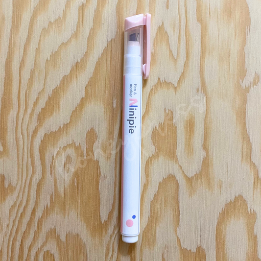 Ninipie Dual Tip Highlighter - Light Pink/Soft Blue