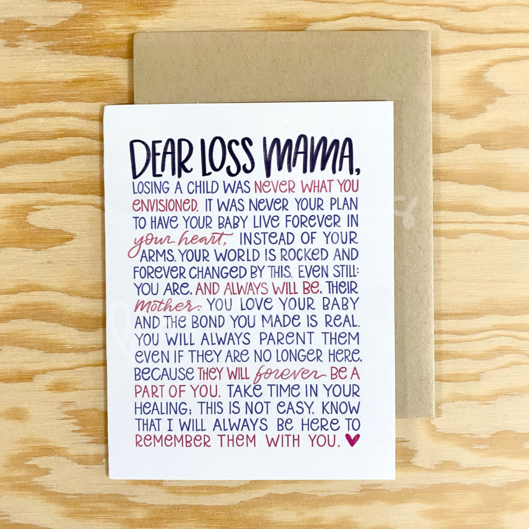 Dear Mama Sympathy Card