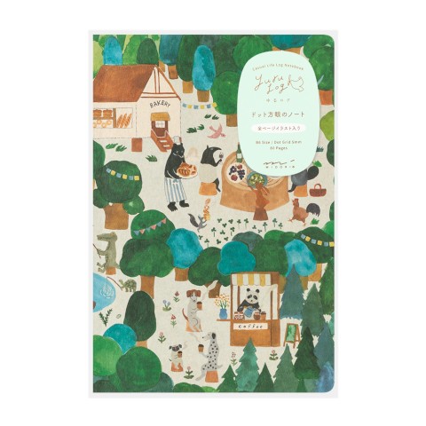 Yuru Log B6 Notebook - Forest Animals
