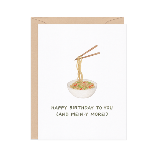 Mein-y More Years — Asian Food-Inspired Birthday Card