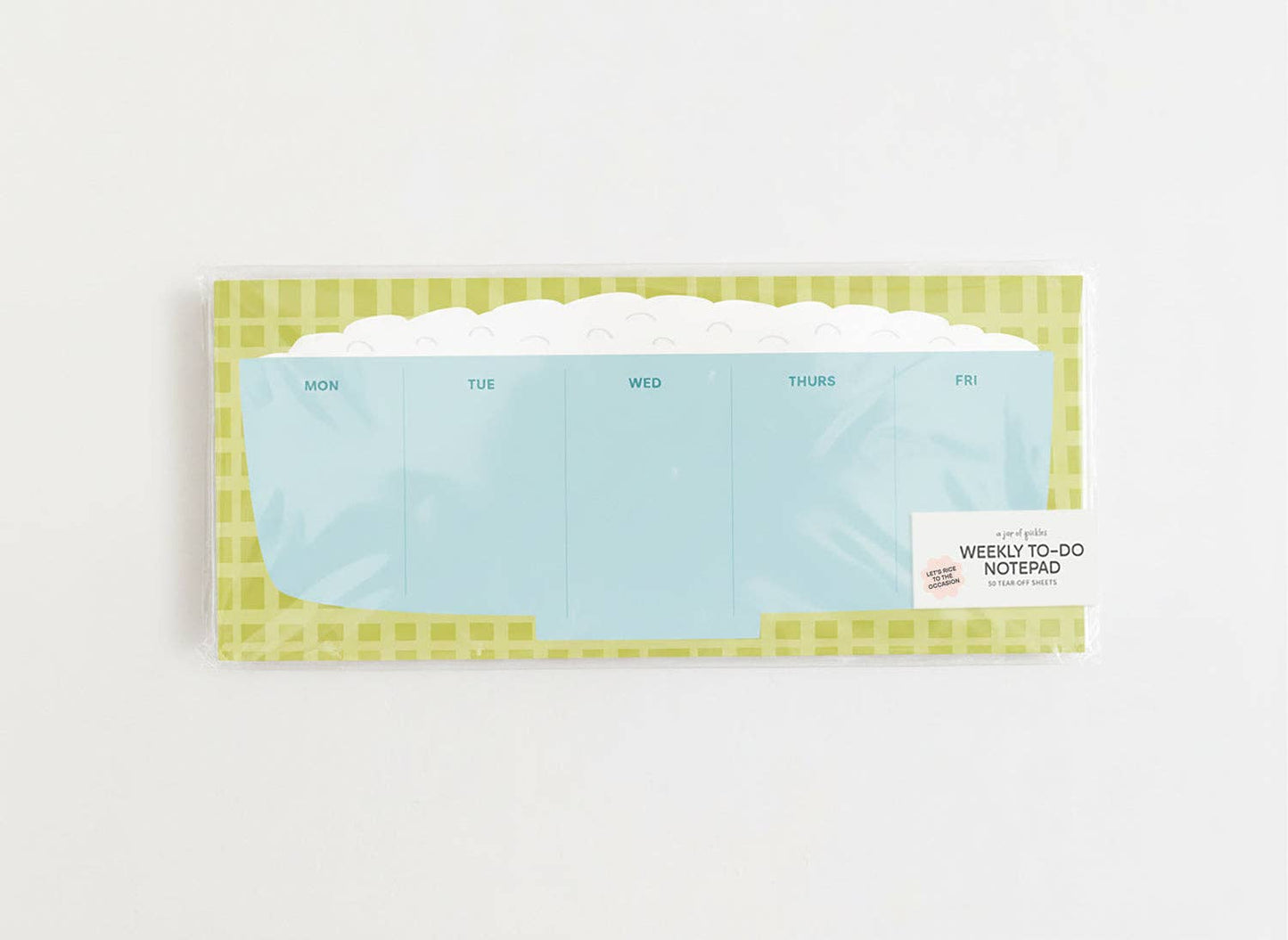 Rice Weekly Planner Notepad