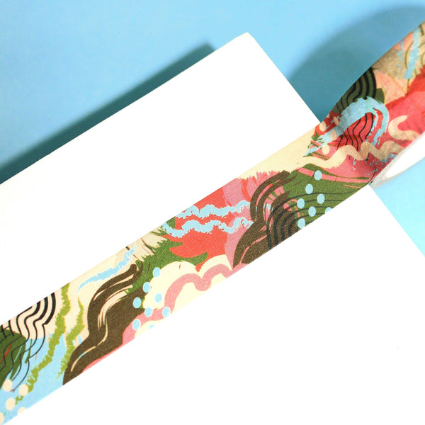 Land & Sea Abstract Painting Washi Tape