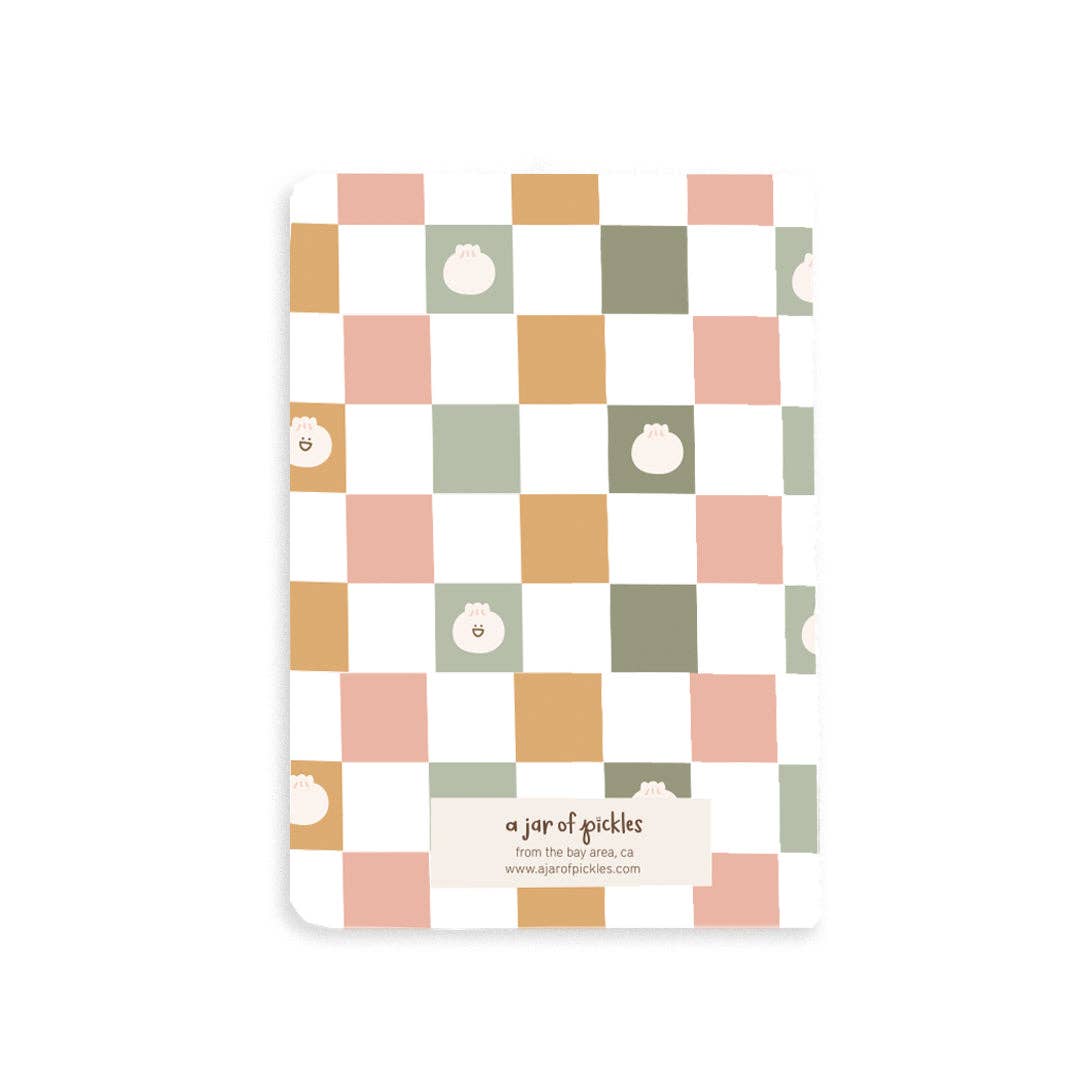 Bao Dumpling Fall Pocket Grid Notebook