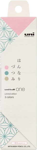 uni-ball ONE Taste 3 pack - Hanari Tsutsumi - 0.5