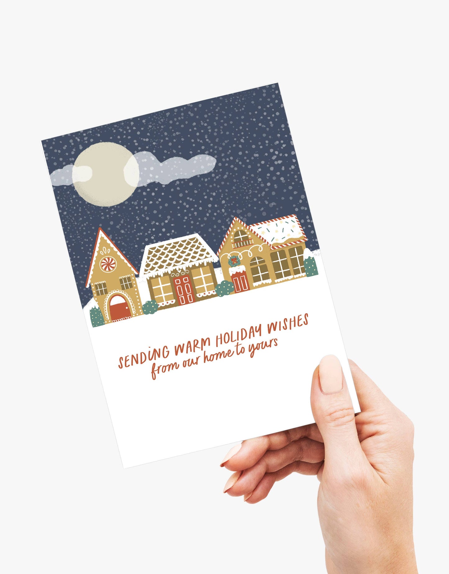 Gingerbread Home - Christmas/Holiday Greeting Card