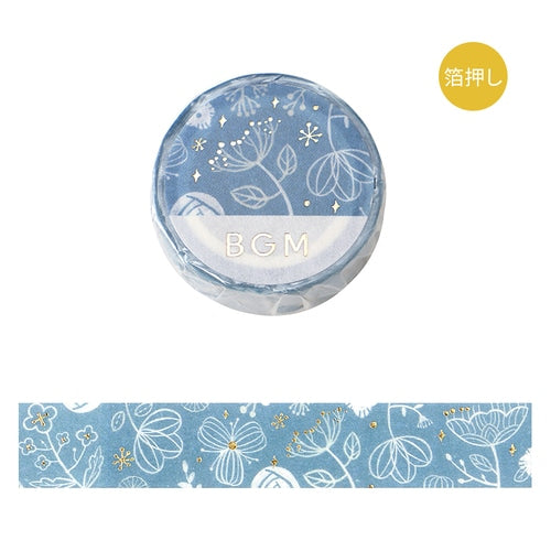 Kusahana Techo- Pale Blue Washi Tape