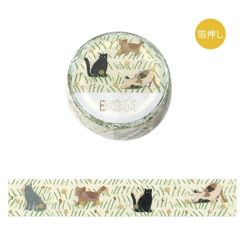 Kusahana Techo - Cat Washi Tape