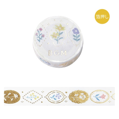 Kusahana Techo - Floral Brooch Washi Tape