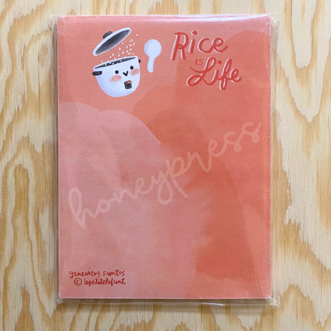 Rice is Life Notepad