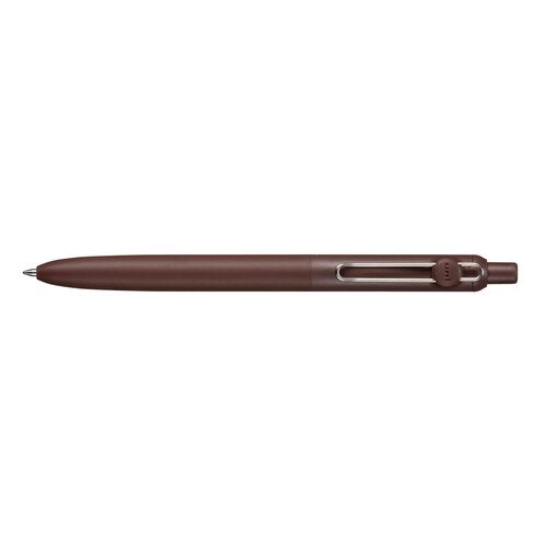 uni Zento Gel Pen 0.7mm - Black ink - Amber Barrel