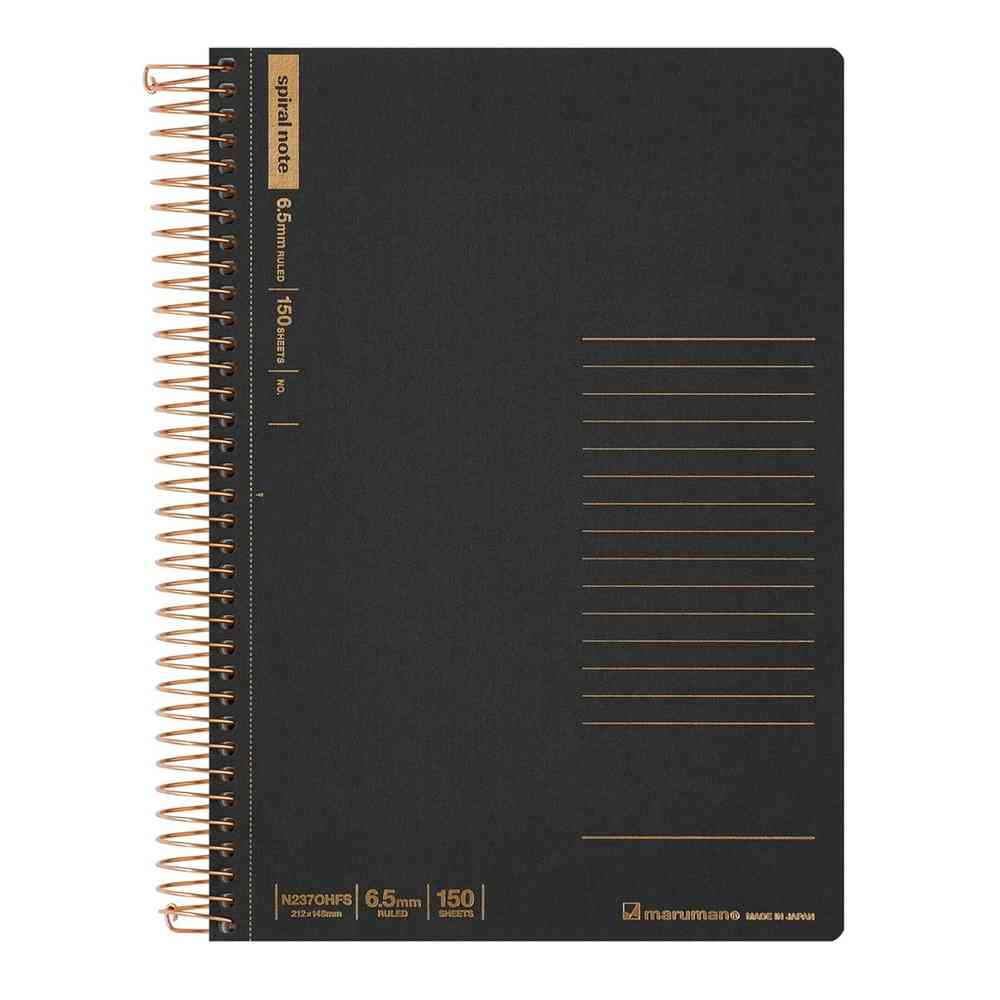 Spiral Note BASIC A5 - Black