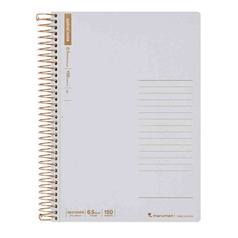 Spiral Note BASIC A5 - Light Gray