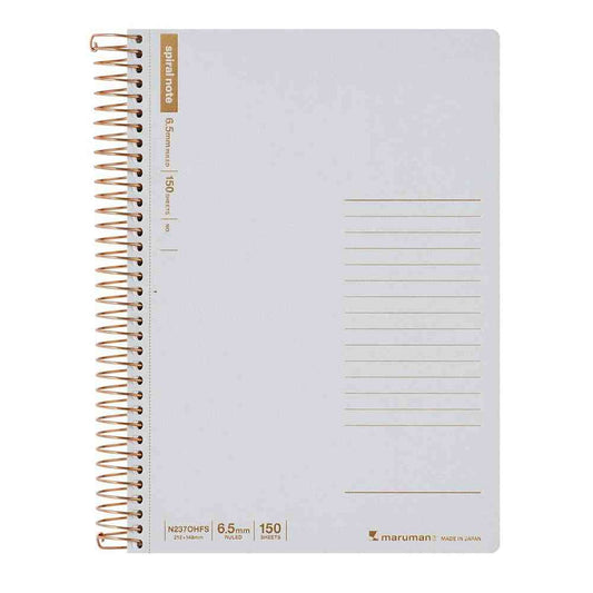 Spiral Note BASIC A5 - Light Gray