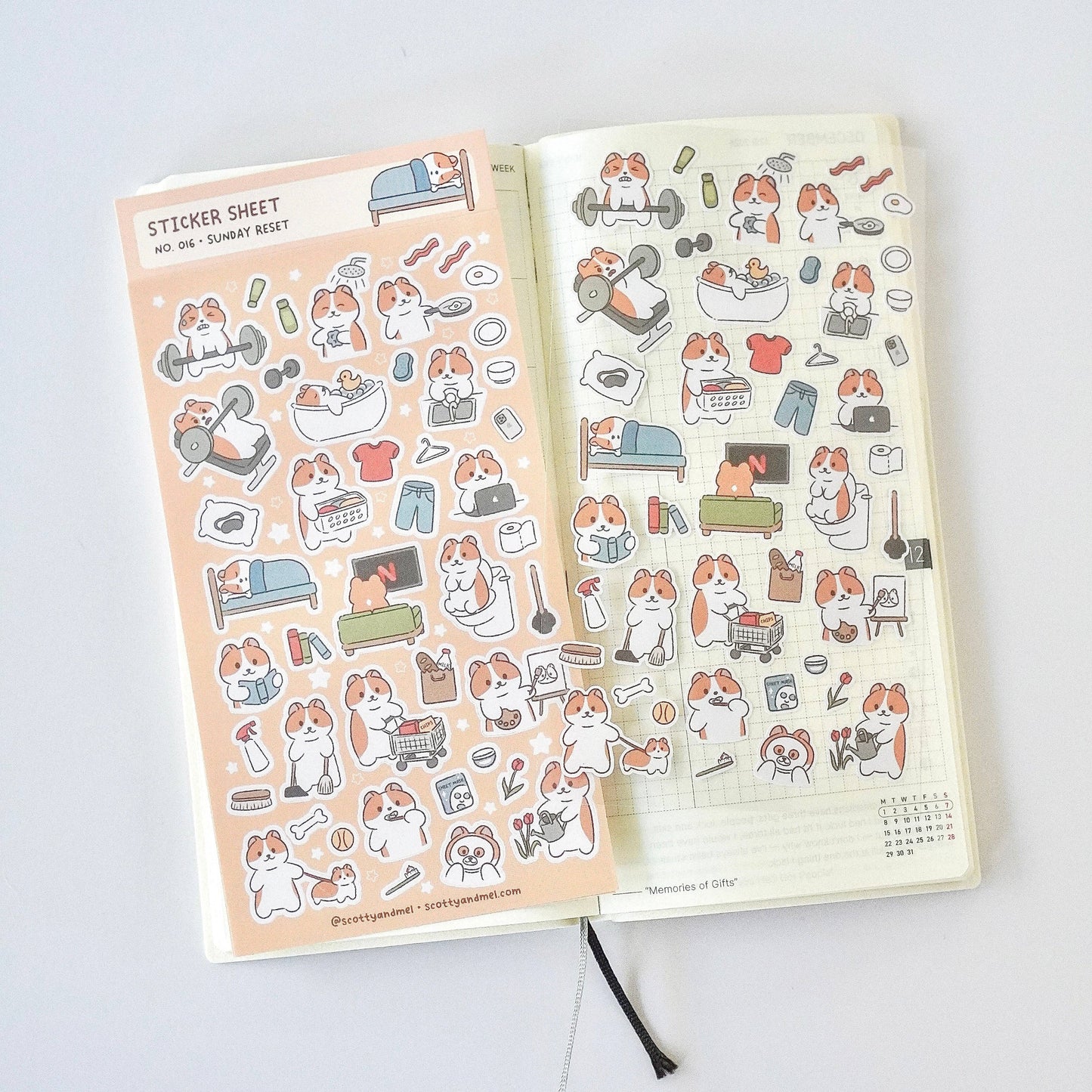 Sunday Reset Sticker Sheet