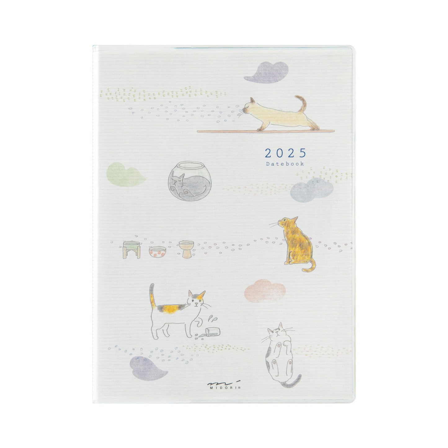 Midori MD Pocket Diary 2025 - A6 Cat