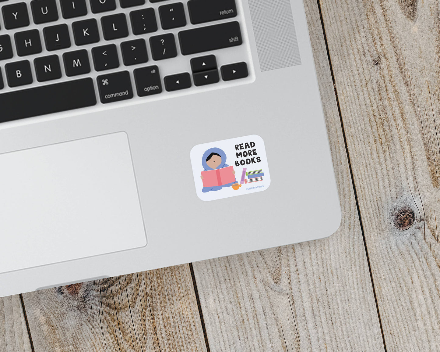 Read More Books Matte Vinyl Sticker for Book Lovers