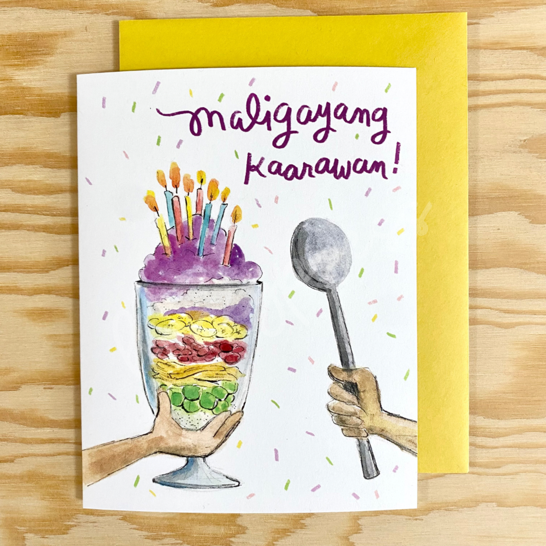 Maligayang Kaarawan Halo Halo Birthday Card