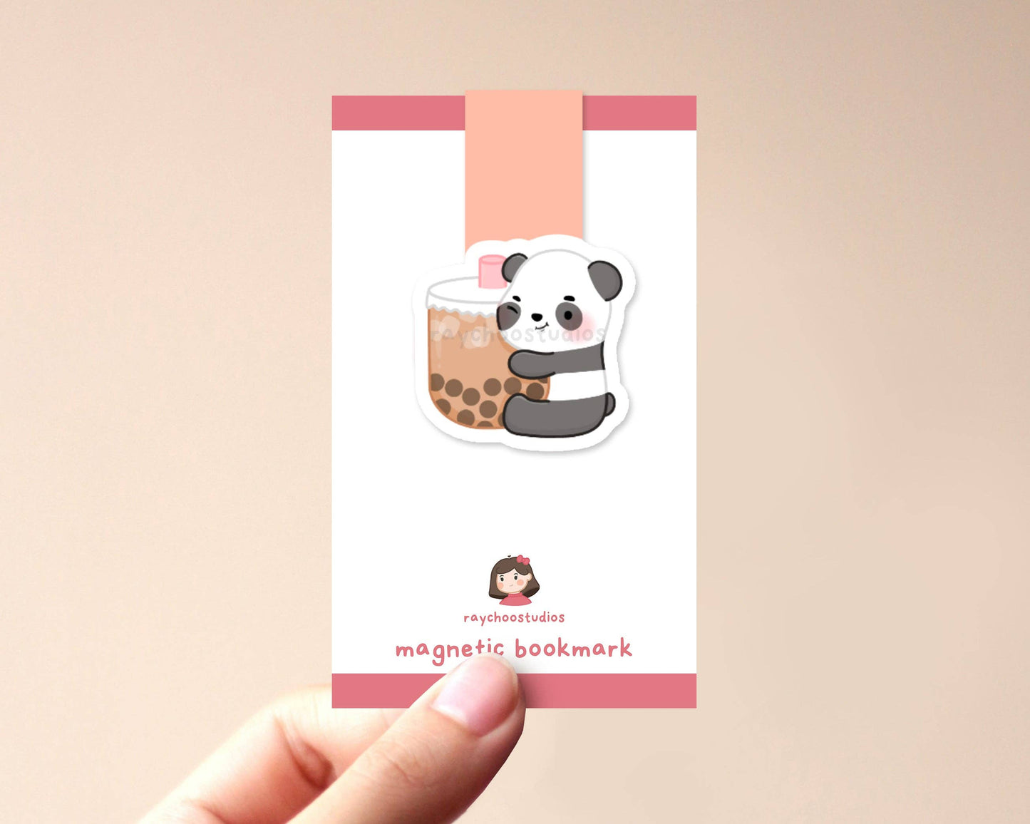 Chooby x Boba Hug Magnetic Bookmark
