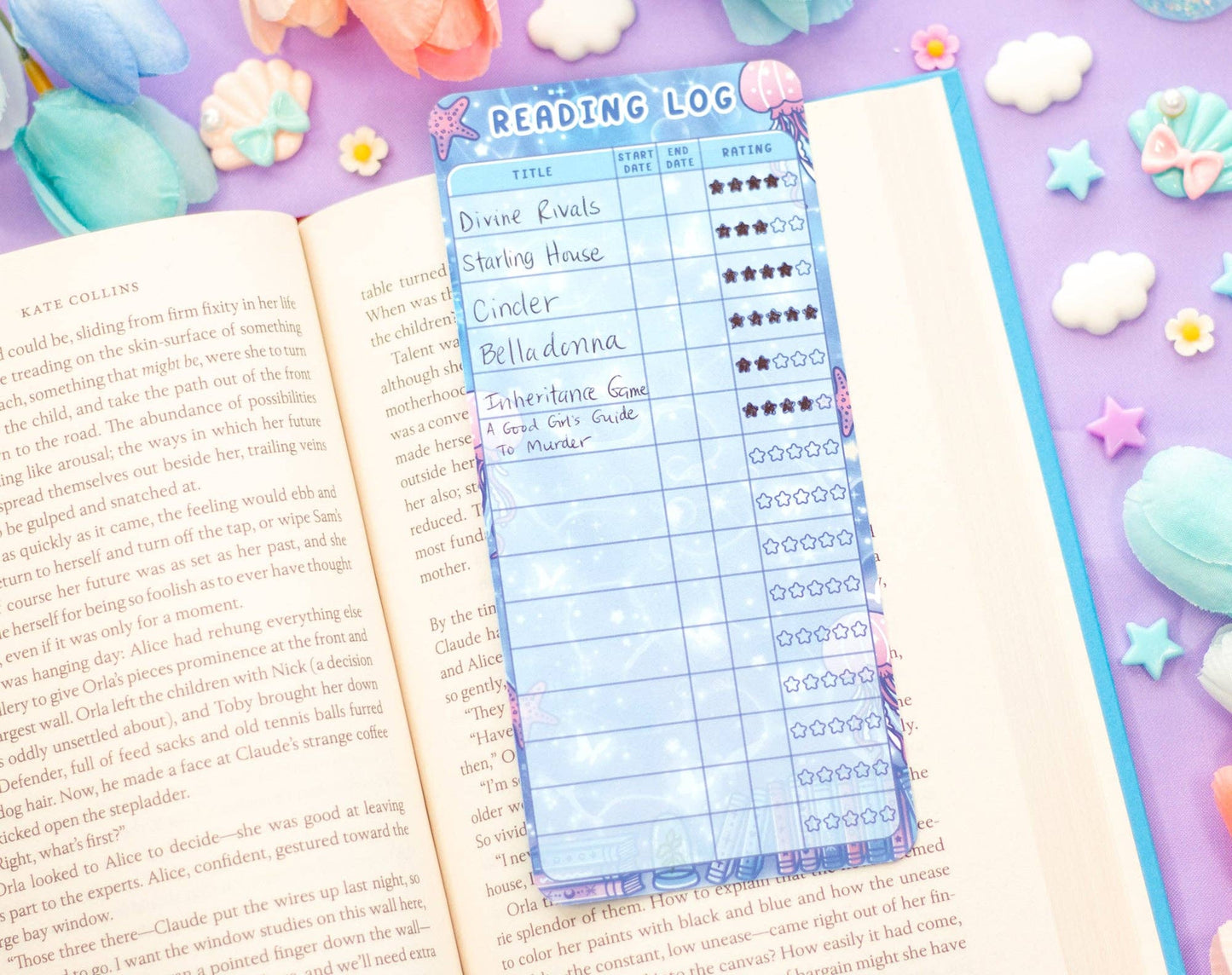 Reading Room Reading Log Bookmark